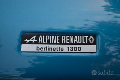 Alpine A 110 d'epoca