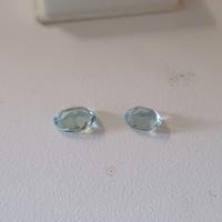 coppia di pietre acquamarina 