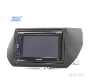 CORNICE NERA RADIO 2-DIN PER CITROEN NEMO PEUGEOT 