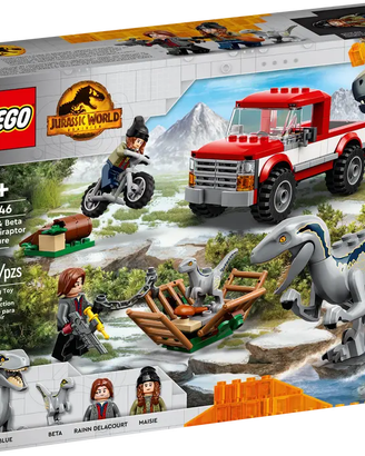 Lego 76946 Jurassik World cattura Velociraptor
