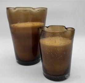 Candela edg alla vaniglia in vetro