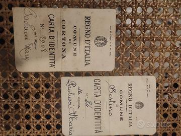 carta d'identità antica