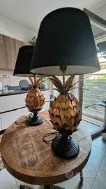 Coppia Lampade in stile Ananas