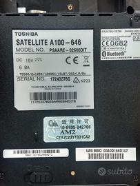 TOSHIBA SATELLITE A100-646