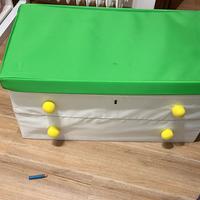 Porta giochi baule ikea