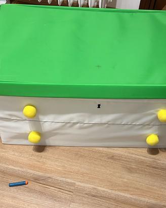 Porta giochi baule ikea