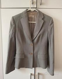 Emporio Armani Blazer giacca in lana spinata