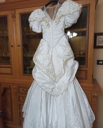Abito Sposa Vintage Anni 80/90 Stile Principessa