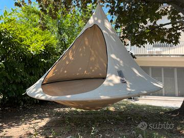 amaca sospesa beige da interni e giardino CACOON