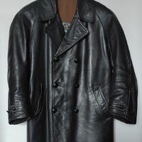 Giaccone in pelle "trucker'