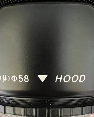 Paraluce obiettivo 58mm universale (DC HOOD)