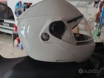 Casco modulare bianco Grex