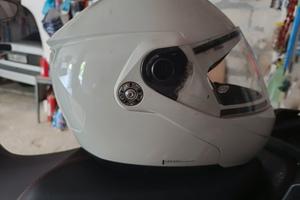 Casco modulare bianco Grex