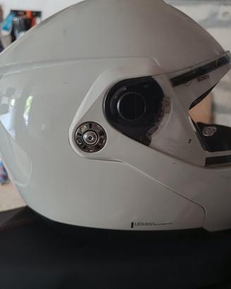 Casco modulare bianco Grex