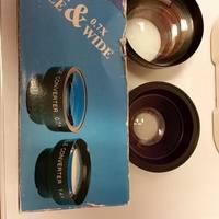 Kit lenti di conversione per videocamera