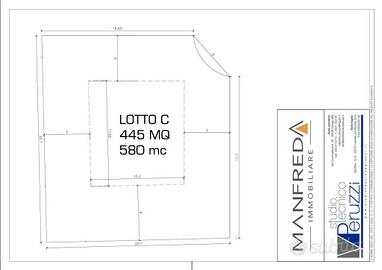 Terreno di 445 m² a Villa Cortese