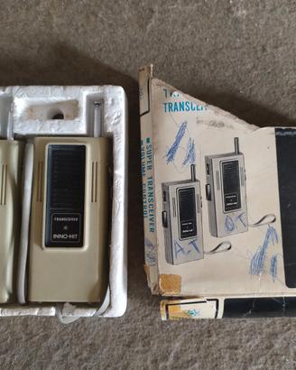Walkie-talkie vintage Inno-Hit Transceiver modello