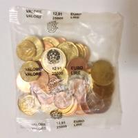 BUSTA CHIUSA 12,91 euro MONETE 2002 ITALIA