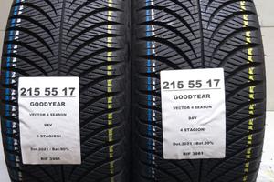 2 GOMME 215 55 17 GOODYEAR 4STG. RIF3961