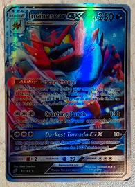 Carta da collezione Pokemon Incineroar GX 97/181
