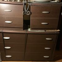 Cassettiera e 2 comodini