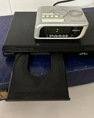 Lettore dvd e radiosveglia Sony