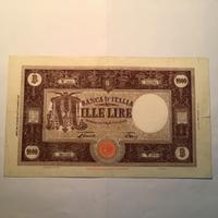 Banconota da lire 1000 M grande Repubblica