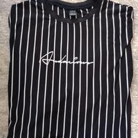 Maglia nera a righe bianche – Brand SHEIN