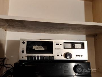 amplificatore e mangia cassette 