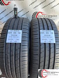 2 PNEUMATICI 225/55 R18 TRISTAR ESTIVE 75%
