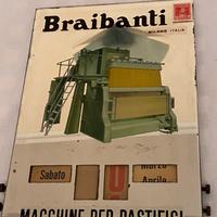 Braibanti  materiale pubblicitario d'epoca