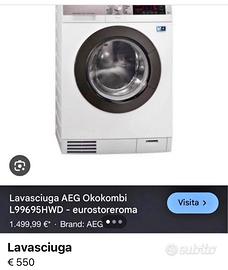 Lavasciuga top di gamma pompa di calore