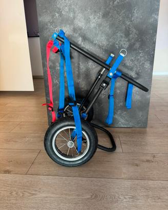 Carrellino rotelle cane disabile