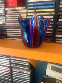 Vaso/contenitore in vetro di Murano