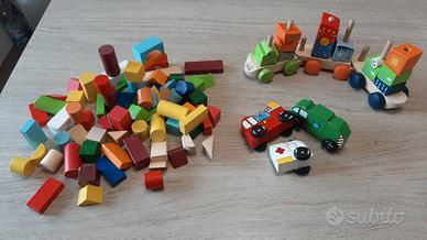 Giochi di legno colorati