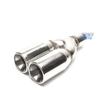 TERMINALE SCARICO DOPPIO TONDO GRANDE IN ACCIAIO I