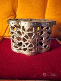 scatola  antica old Sheffield 