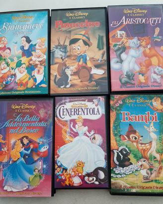Videocassette Disney varie