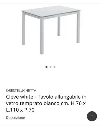 Tavolo allungabile