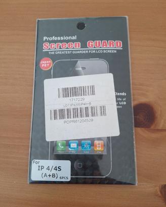 Pellicola protettiva per iPhone 4/4S