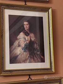 Quadri riproduzione principessa Sissi