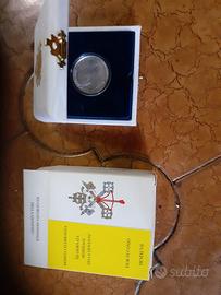 moneta celebrativa in argento da 500 lire 