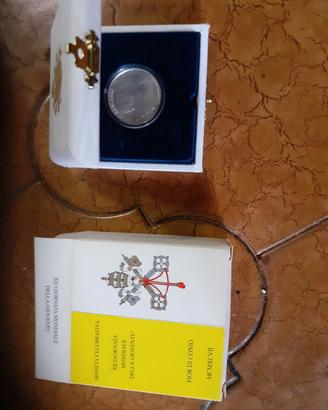 moneta celebrativa in argento da 500 lire 