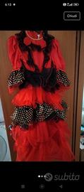 vestito di carnevale da spagnola 5/7 anni