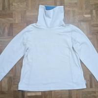 Felpa in pile bianca Quechua (marca Oxylane)