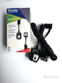Photitix TTL Sync Cord OC-E3 per fash Canon