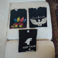 3 T-shirt Taglia (M) Crash Bandicoot, Gladiator, G