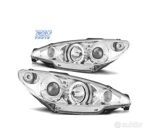 FARI PEUGEOT 206 02- OCCHI ANGEL CROMATI 6K
