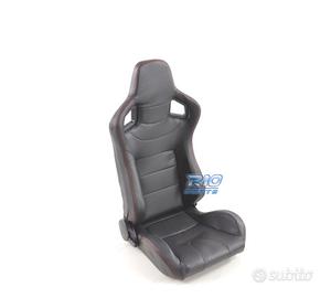 SEDILE SPORTIVO IN CARBONIO SEMI BAUCET LOOK RS NE