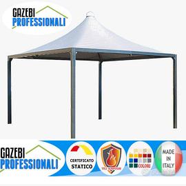 Gazebo copertura 5x5 pesante impermeabile giardino